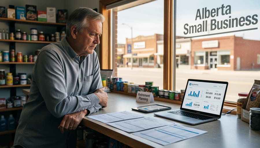 Confident small business owner standing in their retail shop